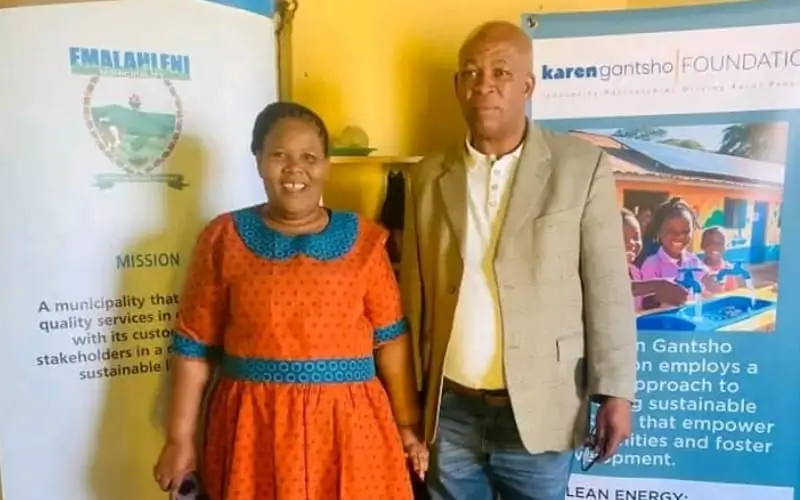 Support to the 102 year old in Indwe